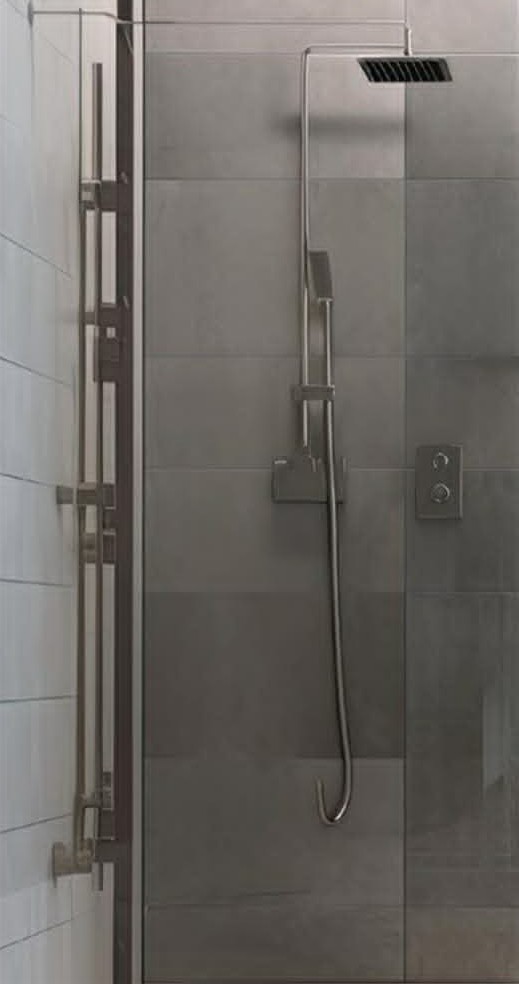 Clean shower after deep cleaning